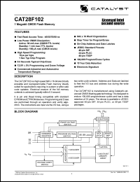 CAT28F102PI-70T Datasheet