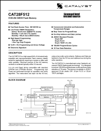 CAT28F512TR-12T Datasheet