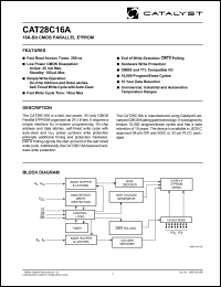 CAT28C16AKA-20T Datasheet