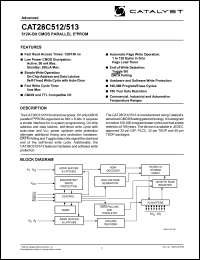 CAT28C512HP-15T Datasheet