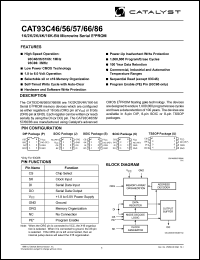 CAT93C57J-1.8TE13 Datasheet