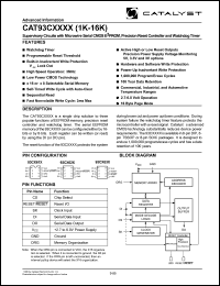 CAT93C8623U-45TE13 Datasheet