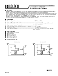 R3111E111C-TZ Datasheet