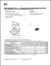 KBPC1514F/W Datasheet