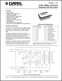 ADS-119/883 Datasheet