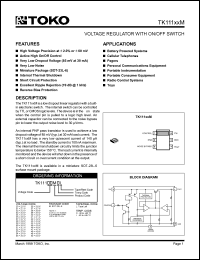 TK11141SIL Datasheet