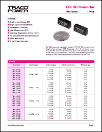 TMA0512S Datasheet