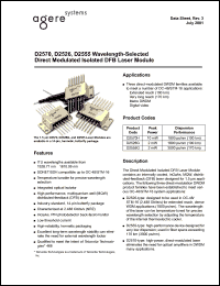 D2555G20 Datasheet