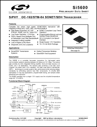 Si5600-BC Datasheet