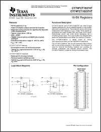 CY74FCT162374ETPAC Datasheet