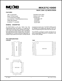 MX27C1000QI-15 Datasheet