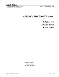 CT2577-10-QM-P119 Datasheet