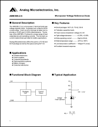 AME385AEET Datasheet