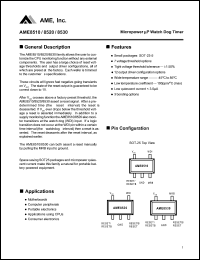 AME8530AEEVDFE22 Datasheet