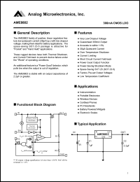 AME8802FEEV Datasheet