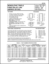 3D7303K-10 Datasheet