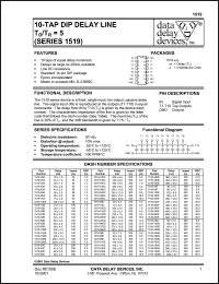 1519-200D Datasheet