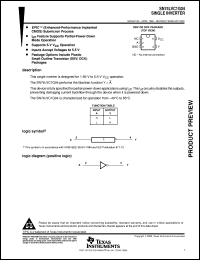 SN74LVC1G04DCKR Datasheet