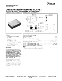 HCTS74T Datasheet