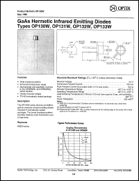 OP132W Datasheet