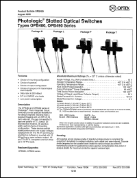 OPB481T51 Datasheet