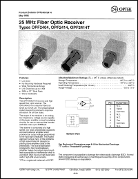 OPF391D Datasheet