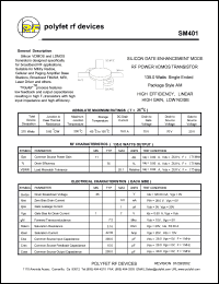 SM401 Datasheet