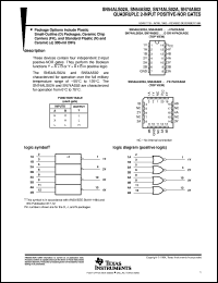 SNJ54ALS38BJ Datasheet