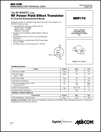 MRF174 Datasheet