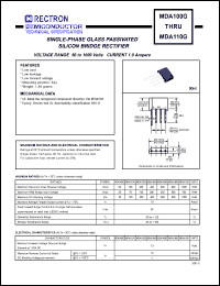 MDA201G Datasheet