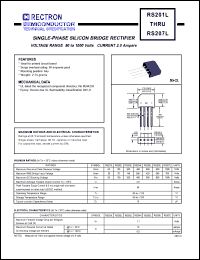 RS205L Datasheet