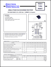 RS605 Datasheet