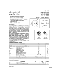 IRFP450 Datasheet