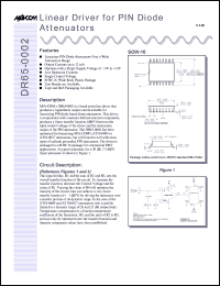 DR65-0001 Datasheet