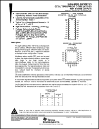 SN74ABT373PWLE Datasheet