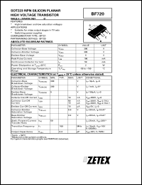 BF720 Datasheet