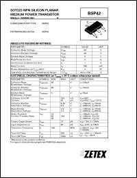 BSP42 Datasheet