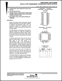 SN74ALS563BN3 Datasheet