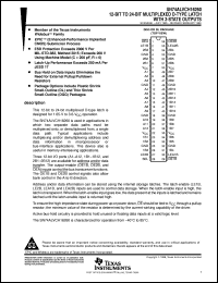 SN74ALVCH162601DL Datasheet