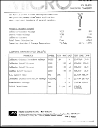 MPSA12 Datasheet