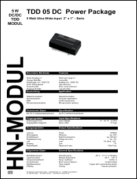 TDD054812D Datasheet