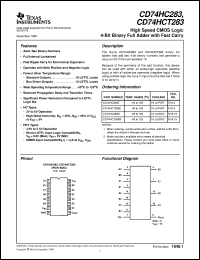 CD74HC283M96 Datasheet