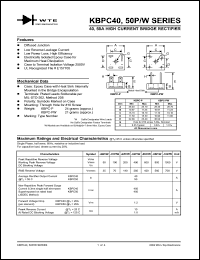 KBPC4002PW Datasheet