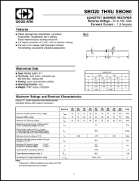 SB050 Datasheet