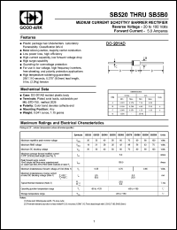 SB540-TB Datasheet