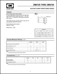 ZM4746A Datasheet