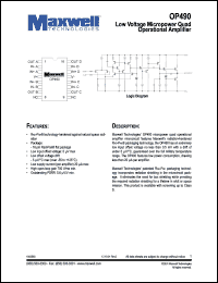 OP491GRU Datasheet