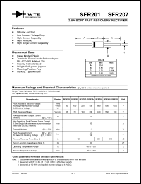 SFR201 Datasheet