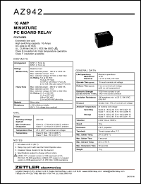 AZ942-1CT-9D Datasheet