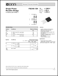 FBO40-12N Datasheet